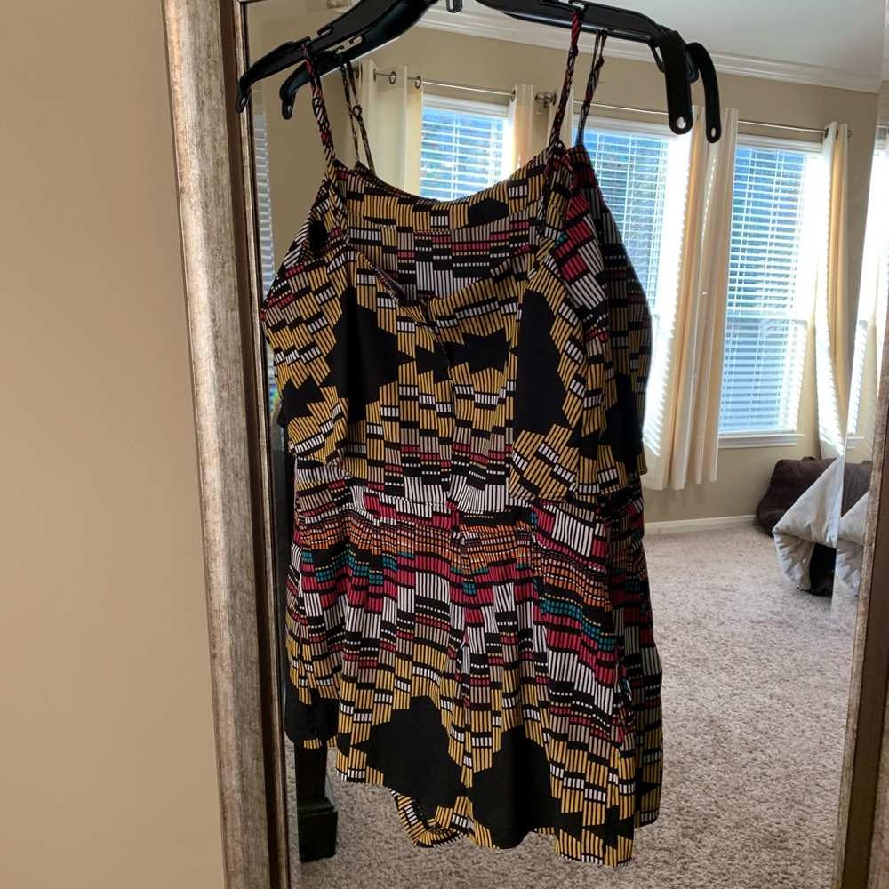 Bebe Multi-Color Romper - Picture 2 of 2